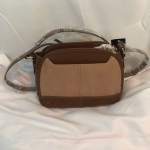 Tignanello cross body purse soho vintage tan/brown